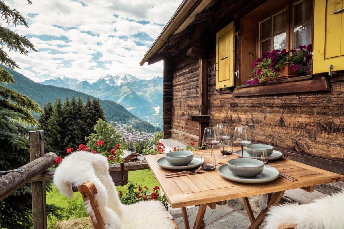 Cosy Chalet With Panoramic Views In Verbier Hostal Exterior foto